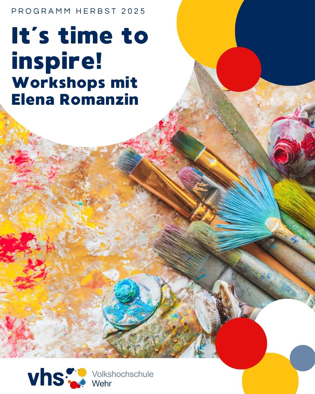 Öffnet die Seite 'Workshops mit Elena Romanzin'